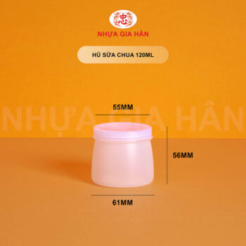 HŨ SỮA CHUA NHỰA HDPE 120ML - Ảnh 7