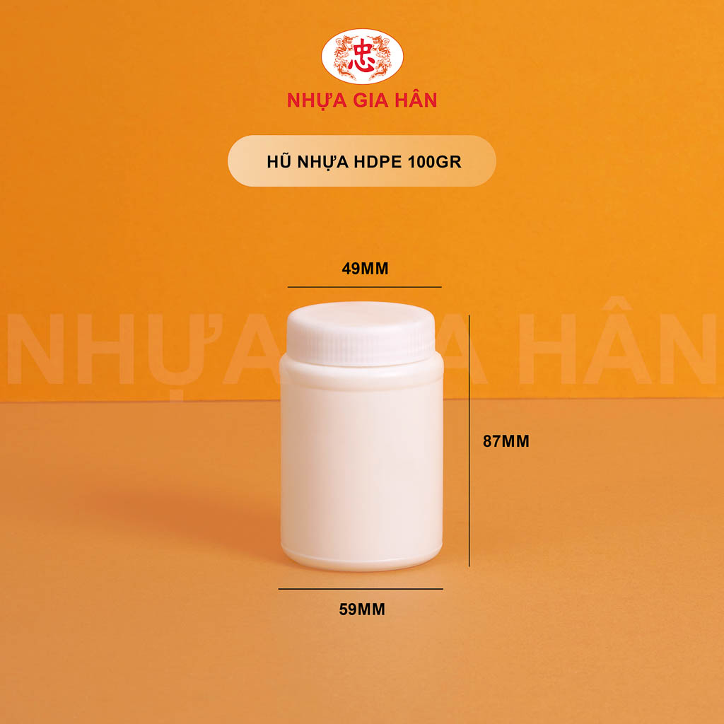 HŨ NHỰA 100GR HŨ NHỰA 100GR - Ảnh 1